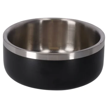 Fashion Friendly Pet Eetpot Lora Rvs Zwart D15cm 775ml FP