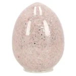 Clearance O'malley Ei Glas 10 LED Roze 16 Cm