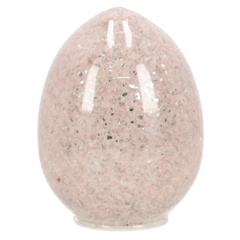 Clearance O'malley Ei Glas 10 LED Roze 16 Cm