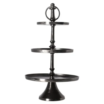 Outlet Etagere Teshig 40 Cm Zwart