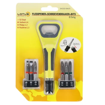 Online Lotus Flesopener Met Schroevendraaier En Bits