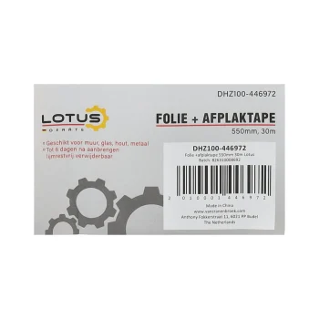 Best Lotus Folie Met Afplaktape 550 Mm 30 M