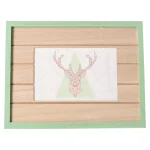 Online Fotokader Hout Mint Groen