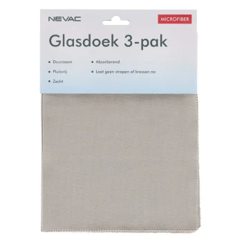 Discount Nevac Glasdoek 3-delig 40 X 50 Cm