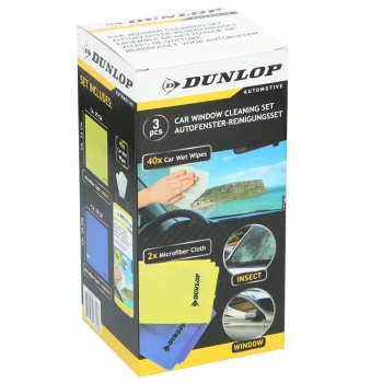 Discount Dunlop Glasreinigingsset 3-delig