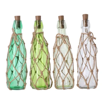 Best Decoris Glazen LED-fles 28 Cm