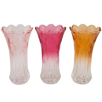 Clearance Natural Collections Glazen Vaas 13 X 13 X 23 Cm