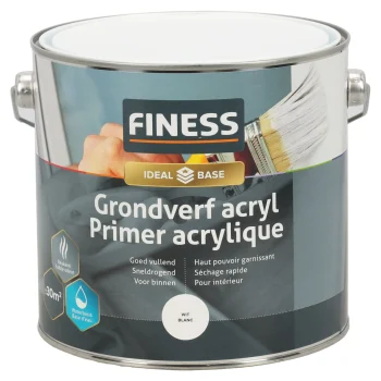 Best Finess Grondverf Acryl Wit 2.5L