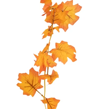 Fashion Guirlande Blad Maple Oranje 175 Cm