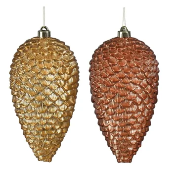 Sale Hanger Dennenappel Bruin Goud 24 Cm