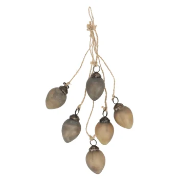 Fashion O'malley Hanger Ei Glas 25mm 6st Bruin