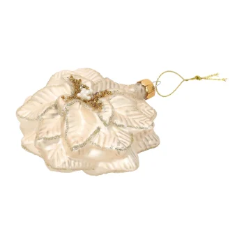 Sale Hanger Glas Kerstster Champagne