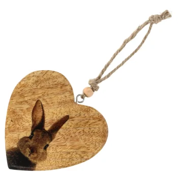 Clearance O'malley Hanger Hout Hart Konijn 10cm