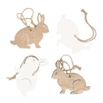 Hot Natural Collections Hanger Hout Pasen 7cm 4st