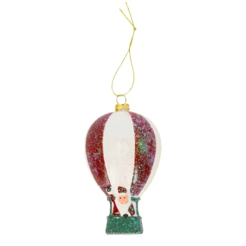 Hot Hanger Kerstman Luchtballon 7 X 12 Cm