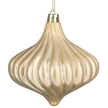 Clearance Mica Decorations Hanger Ornament Beige 9 X 10 Cm