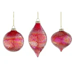 Outlet Mica Decorations Hanger Ornament Rood 8cm