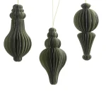 Fashion Decoris Hanger Papier Pegel Groen 12 Cm