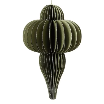 Discount Decoris Hanger Papier Pegel Groen 15 Cm