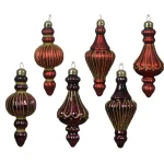 Clearance Decoris Hanger Pegel Glas Rood 16 Cm