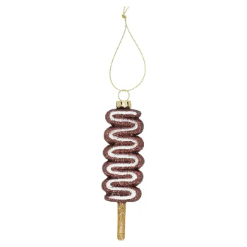 Fashion Hanger Suikerspin Chocolade 12 Cm
