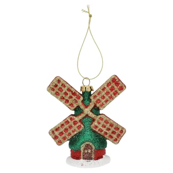 Clearance Hanger Windmolen Rood Groen 9 X 10 Cm