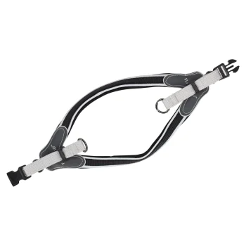 Best Flamingo Harnas Hilka Easy Grijs M 25mm 45-55cm FP