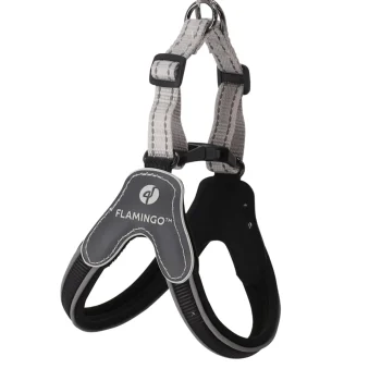 Discount Flamingo Harnas Hilka Easy Zwart XS 20mm 30-40cm FP