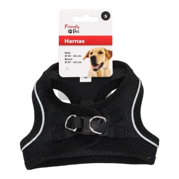 Fashion Friendly Pet Harnas Step&go Bento Zwart XXS 24-25cm FP