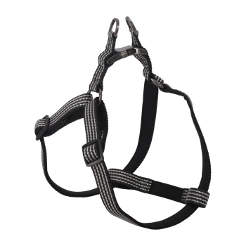 Sale Flamingo Harnas Step&go Jannu Zwart L 40-70cm