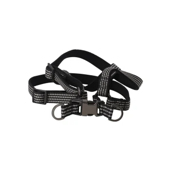 Outlet Flamingo Harnas Step&go Jannu Zwart M 35-60cm