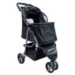 Hot Friendly Pet Hondenbuggy 3-wiel Zwart 47x100x80cm