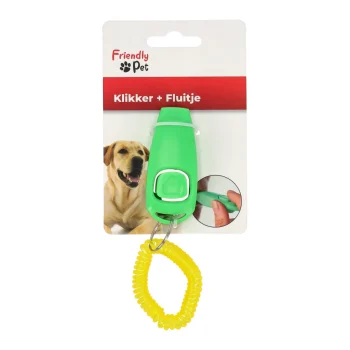 Hot Friendly Pet Hondenfluitje + Klikker Xoe Rood