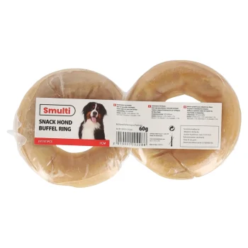 Discount Smulti Hondensnack Buffel Ring 7cm 2st