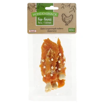 Hot Smulti Hondensnack Calcium Been Kip Met Kaas 85 G