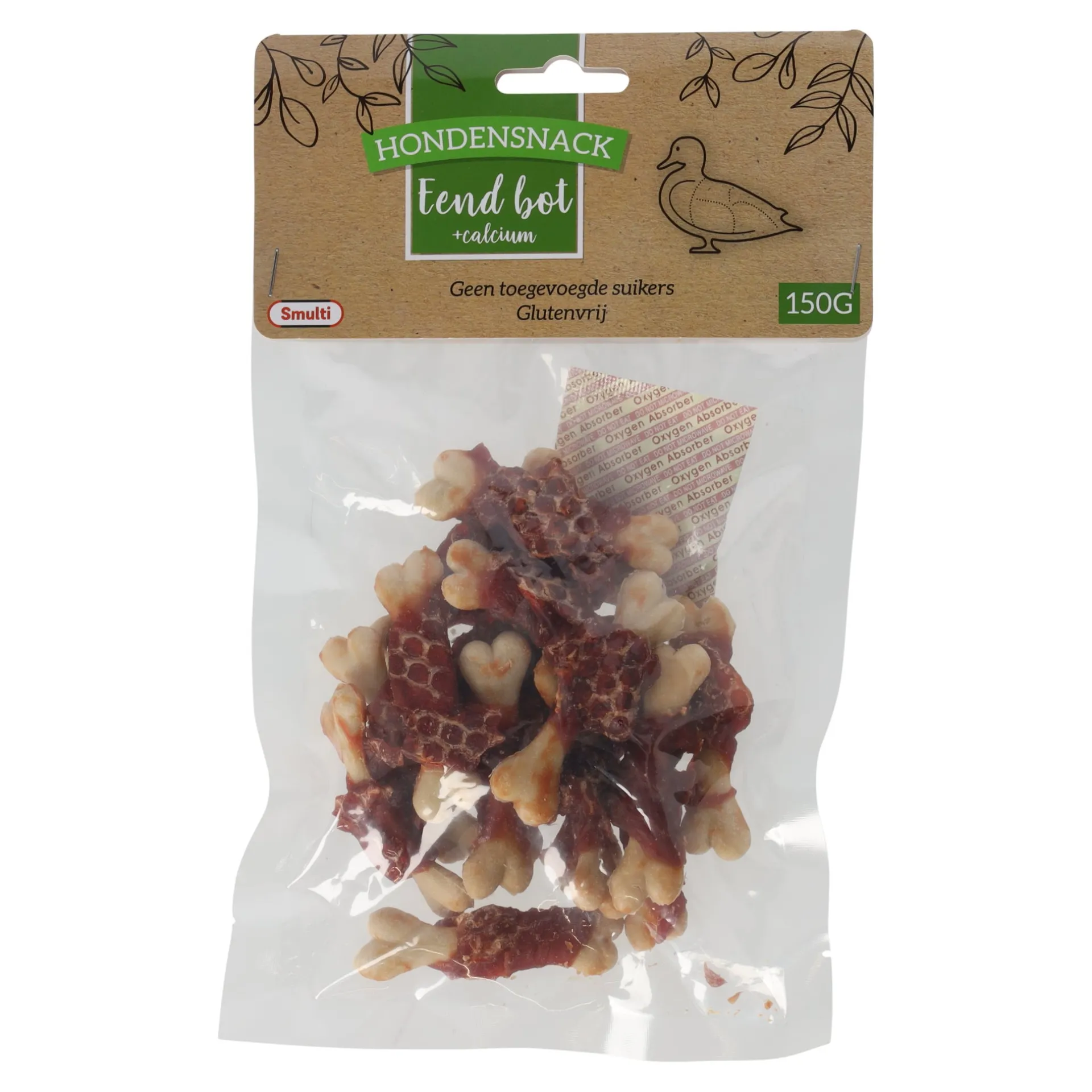 hondensnack-calcium-bone-duck-RUnrNbvj-1.webp Online Smulti Hondensnack Calcium Bone Duck 150G