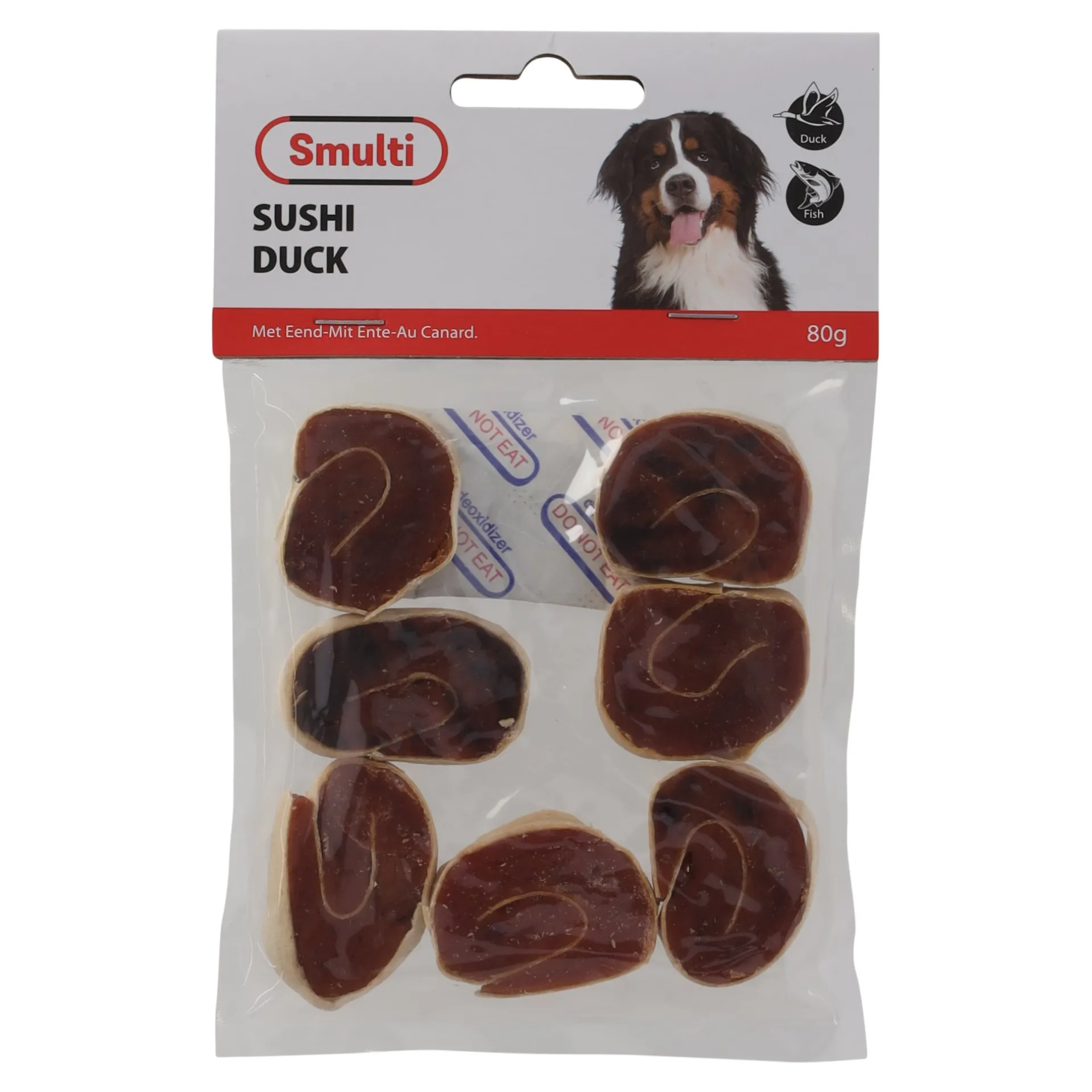 hondensnack-duck-sushi-80g-pLnSCyAg-1.webp Fashion Smulti Hondensnack Duck Sushi 80G