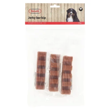 Online Smulti Hondensnack Jerky Bar Kip 120 G