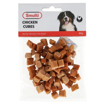 Sale Smulti Hondensnack Kip Cubes 80G
