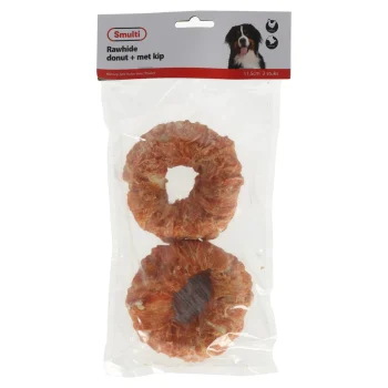 Sale Smulti Hondensnack Kip Donut 12 Cm 2st