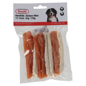 New Smulti Hondensnack Kip Fillet 12cm 7st