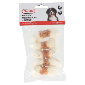 Fashion Smulti Hondensnack Kip Knoopbeen 5 Cm 5st