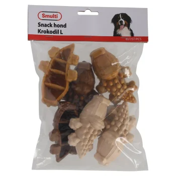 Clearance Smulti Hondensnack Krokodil L 6st