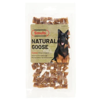 Clearance Smulti Hondensnack Nature Gans Blokjes 80g