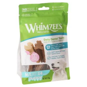 Hot Whimzees Hondensnack Puppy M/L 14st