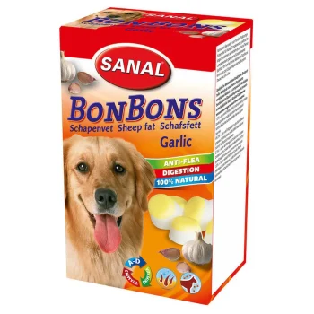 Clearance Sanal Hondensnack Schapenvet Bonbons Knoflook
