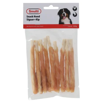 Best Smulti Hondensnack Sigaar+kip 12cm 100G