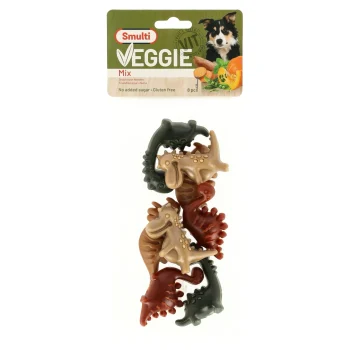 Clearance Smulti Hondensnack Veggie Dino Mix S 120g