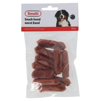 Outlet Smulti Hondensnack Worst Eend 100gr