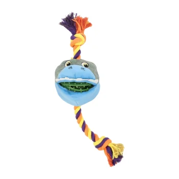 Clearance Friendly Pet Hondenspeelgoed Draak Met Touw TPR 36cm